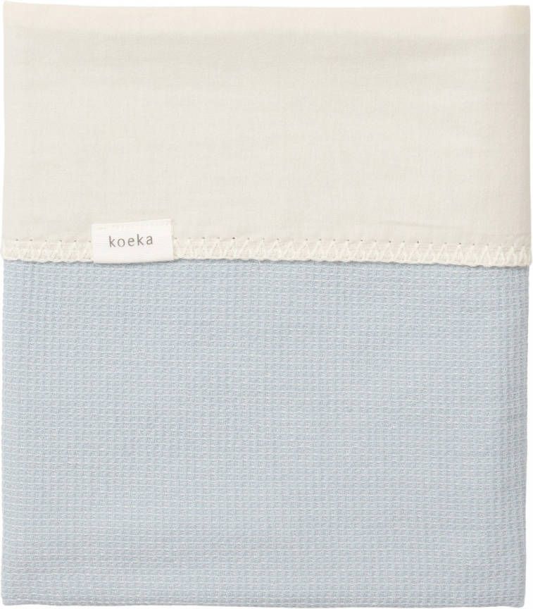 Koeka Cairo baby ledikantdeken flanel 100x150 cm wave