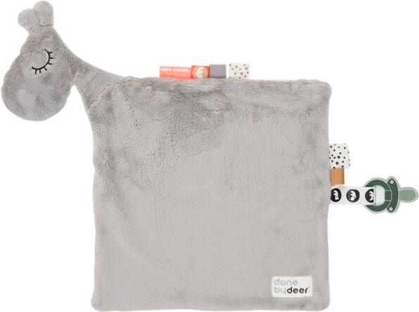 Done by Deer Baby Accessoires Comfort Blanket Raffi Grijs