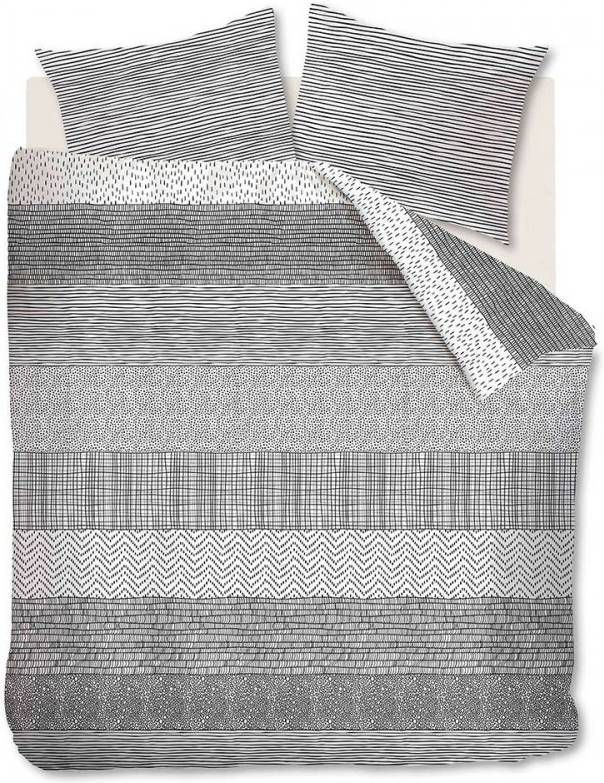 Ambiante dekbedovertrek Hadley zwart 140x200/220 cm Leen Bakker