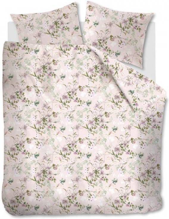 Ambiante Emily Dekbedovertrek Lits jumeaux(260x200/220 Cm + 2 Slopen) Katoen Satijn Natural