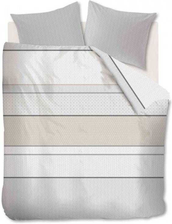 Ambiante Melvin Dekbedovertrek Lits-jumeaux (240x200/220 Cm + 2 Slopen) Katoen Satijn Grey