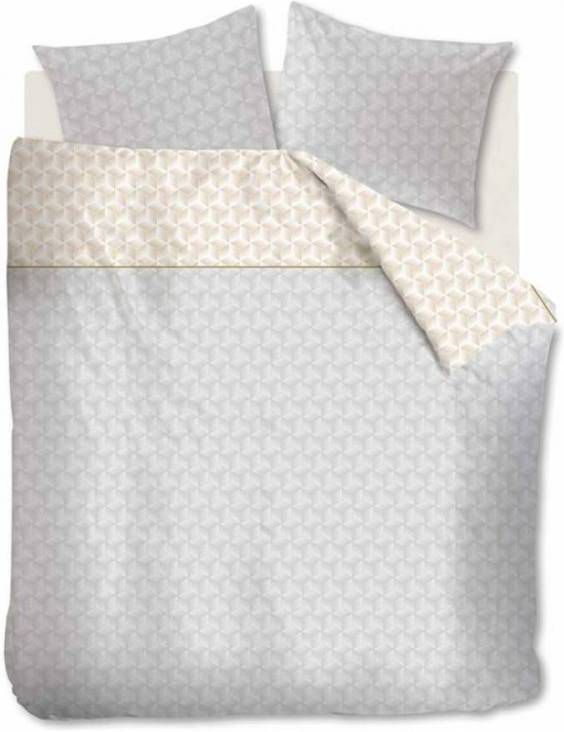 Ambiante Otis Dekbedovertrek 2 persoons(200x200/220 Cm + 2 Slopen) Katoen Satijn Grey