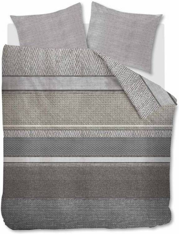 Ambiante Pelle Dekbedovertrek 100% Katoen 1-persoons (140x200/220 Cm + 1 Sloop) 1 Stuk (60x70 Cm) Zand