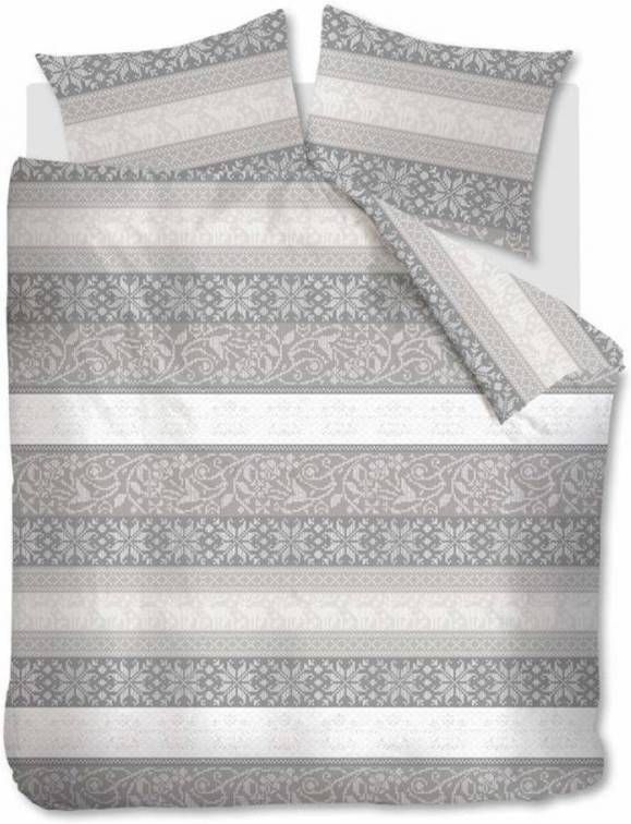 Ambiante Ruben Flanel Dekbedovertrek 2-persoons (200x200/220 Cm + 2 Slopen)