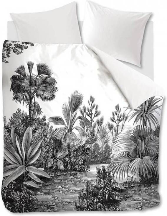 Ambiante Tayte Dekbedovertrek 2-persoons (200x200/220 Cm + 2 Slopen) Katoen Grey