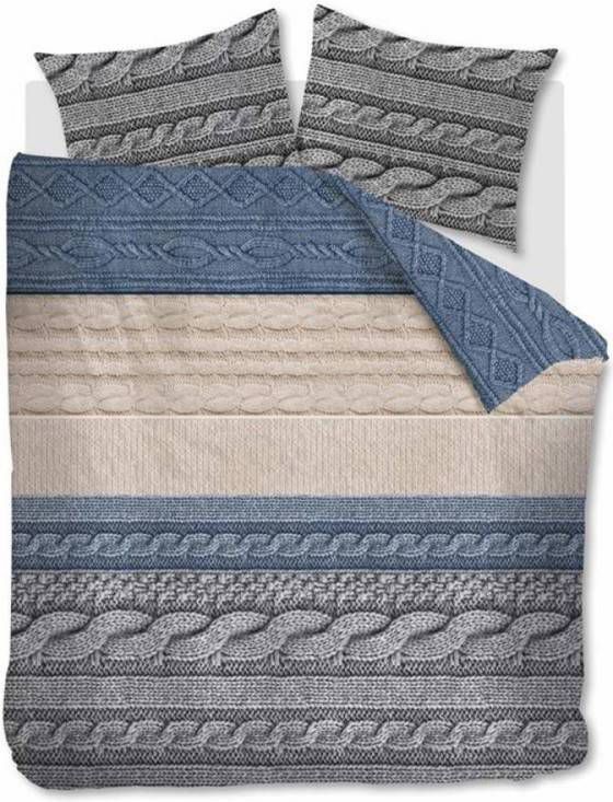 Ambiante Wende Flanel Dekbedovertrek Lits jumeaux(260x200/220 Cm + 2 Slopen )