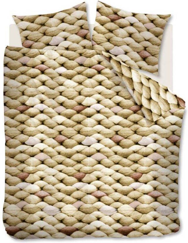 Ariadne at Home Big Dekbedovertrek Lits jumeaux(240x200/220 Cm + 2 Slopen) Katoen Ochre