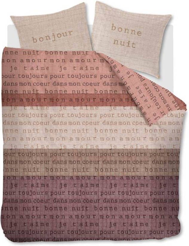 Ariadne at Home Checks Dekbedovertrek 2 persoons(200x200/220 Cm + 2 Slopen) Katoen Naturel