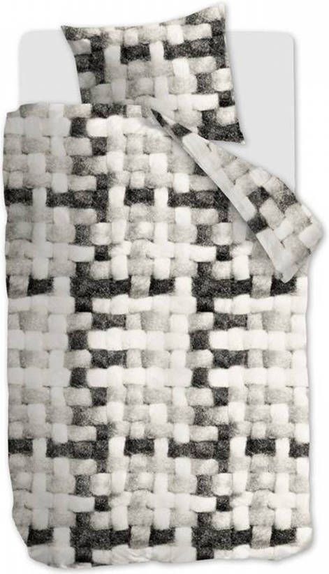 Ariadne at Home Comfort Dekbedovertrek 1 persoons(140x200/220 Cm + 1 Sloop) Katoen Zwart