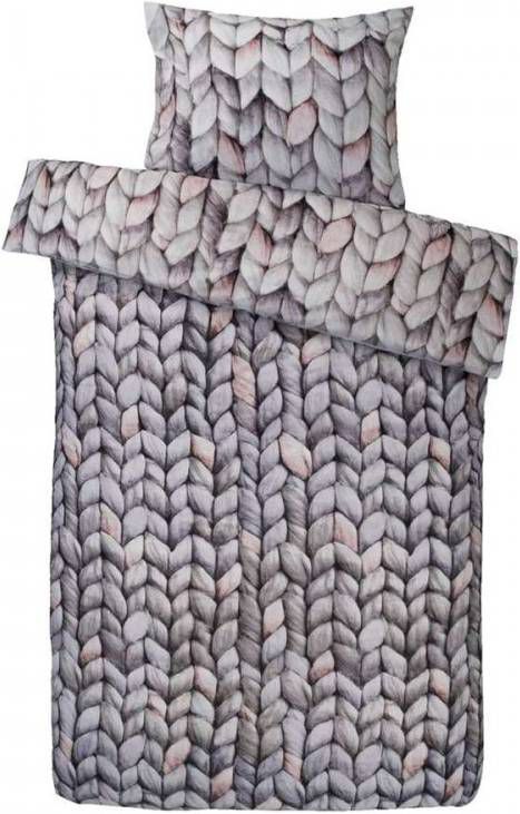 Ariadne at Home dekbedovertrek Warmly Naturel taupe 200x200/220 cm