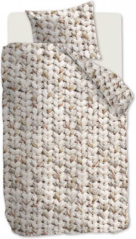 Ariadne at Home Purely Dekbedovertrek 1 persoons(140x200/220 Cm + 1 Sloop) Katoen Natural