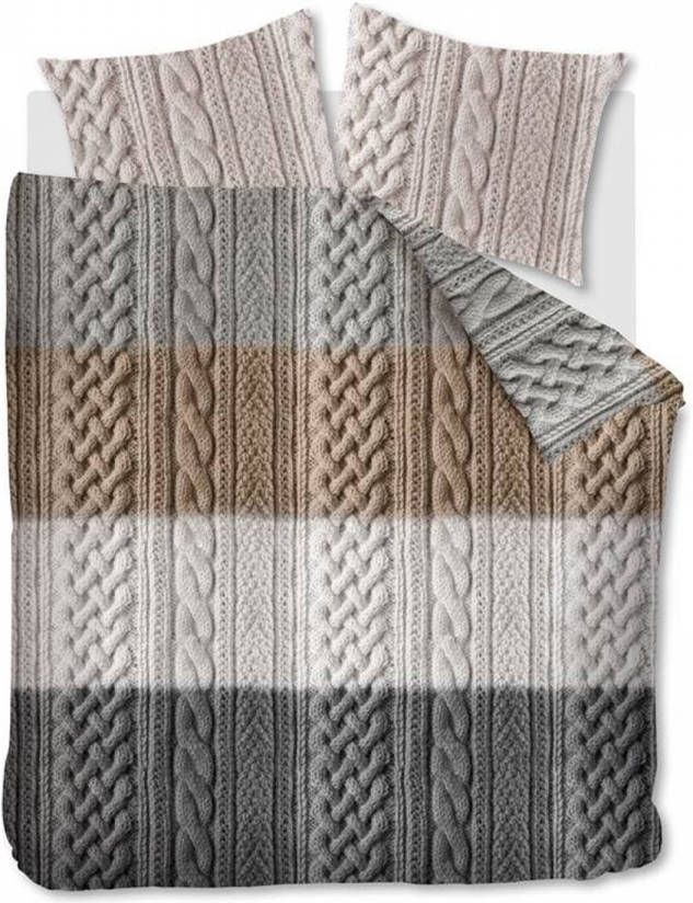 Ariadne at Home Snug Dekbedovertrek Lits jumeaux(240x200/220 Cm + 2 Slopen) Katoen Naturel