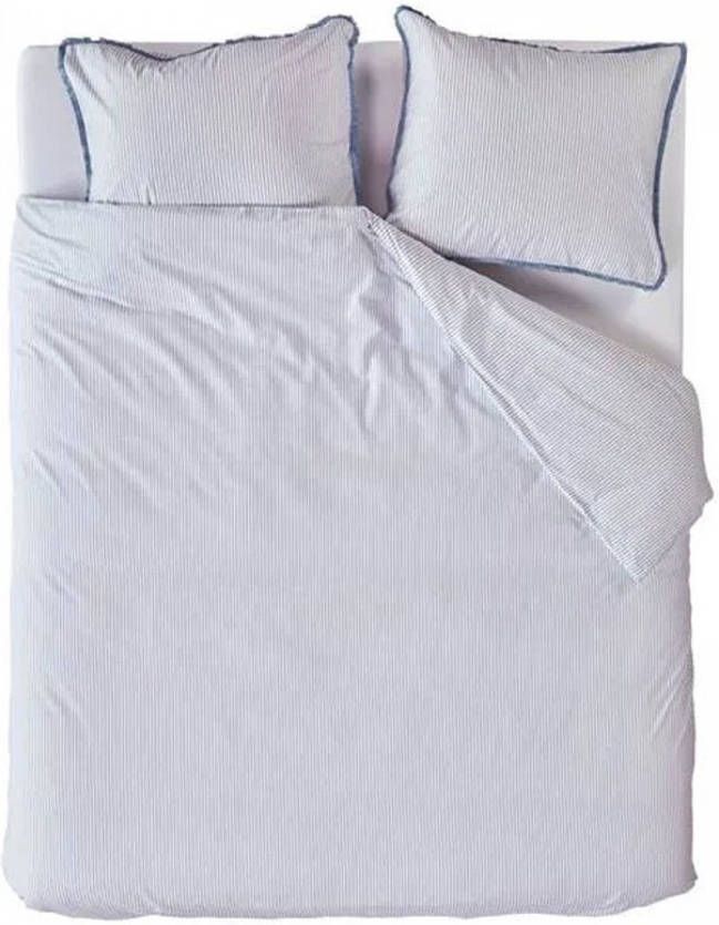 At Home By Beddinghouse Dekbedovertrek Minimalist Blauw Lits jumeaux 240x200/220 Cm