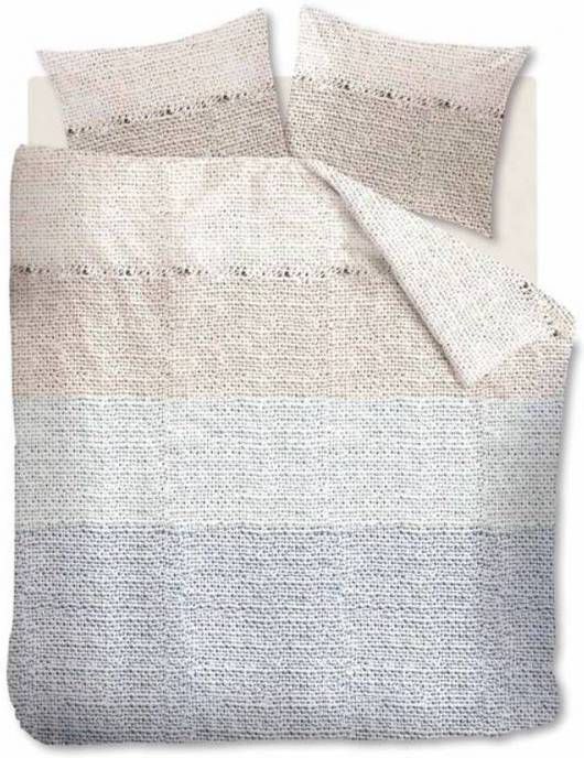 At Home Rough Dekbedovertrek Blauw Groen Tweepersoons 200x200/220 cm