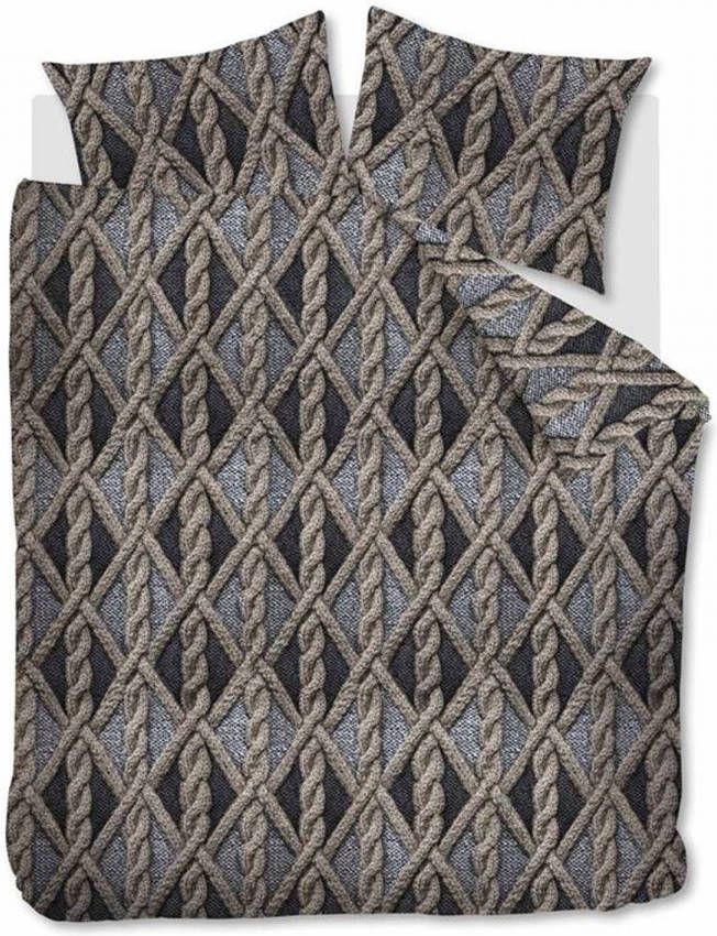 Beddinghouse Aran Knit Flanel Dekbedovertrek 1 persoons(140x200/220 Cm + 1 Sloop )