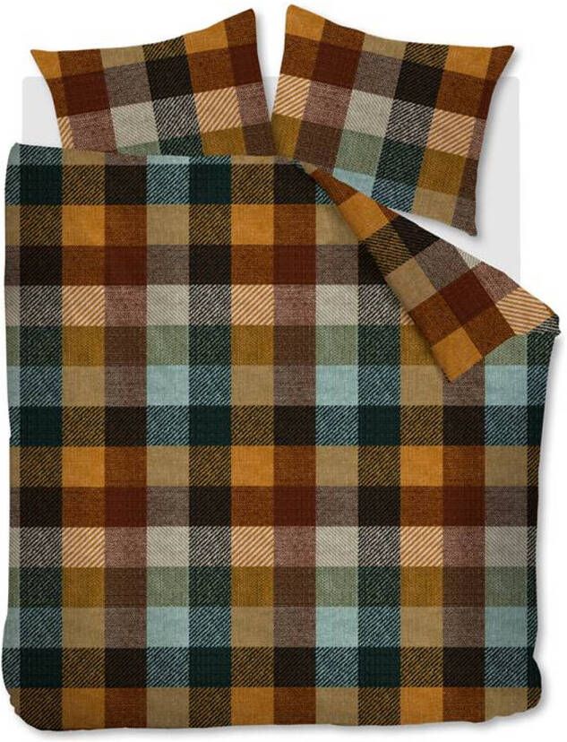 Beddinghouse Beckett Flanel Dekbedovertrek 2 persoons(200x200/220 Cm + 2 Slopen) Flanel Multi