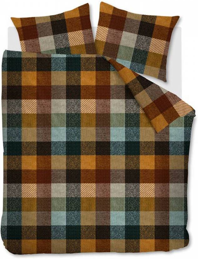 Beddinghouse Beckett Flanel Dekbedovertrek Lits jumeaux(240x200/220 Cm + 2 Slopen) Flanel Multi
