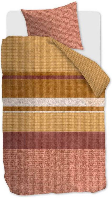 Beddinghouse Berith Dekbedovertrek 1 persoons(140x200/220 Cm + 1 Sloop) Katoen Yellow