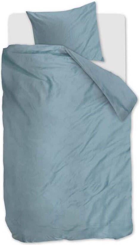 Beddinghouse Change Dekbedovertrek 1 persoons(140x200/220 Cm + 1 Sloop) Katoen Satijn Blue Grey