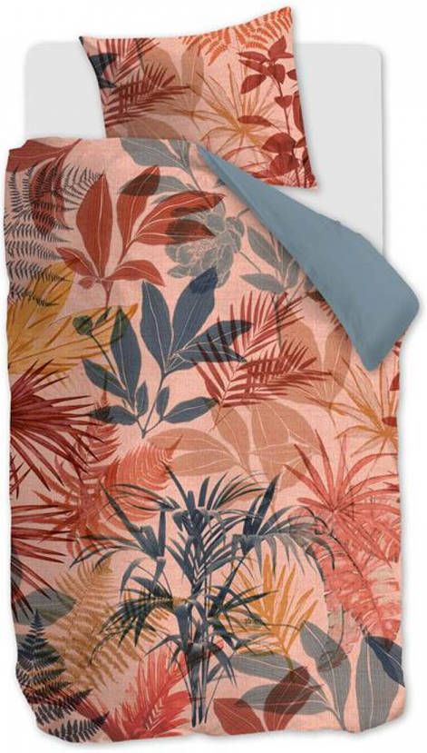 Beddinghouse Daintree Dekbedovertrek 1 persoons(140x200/220 Cm + 1 Sloop) Katoen Satijn Red