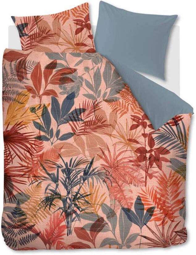 Beddinghouse Daintree Dekbedovertrek Lits jumeaux(240x200/220 Cm + 2 Slopen) Katoen Satijn Red