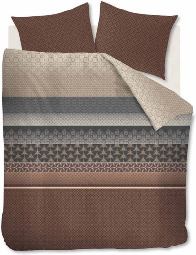 Beddinghouse Dekbedovertrek Densley Rood Lits jumeaux 240x200/220 Cm