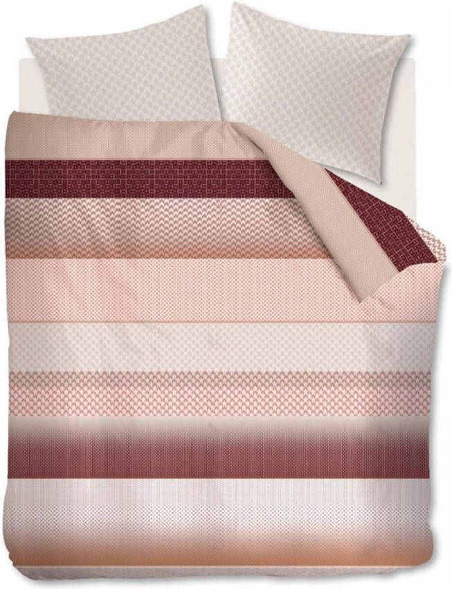 Beddinghouse Dekbedovertrek Erland Rood Lits jumeaux 240x200/220 Cm