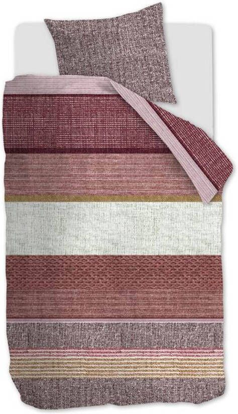 Beddinghouse Dylano Flanel Dekbedovertrek 1 persoons(140x200/220 Cm + 1 Sloop) Flanel Red