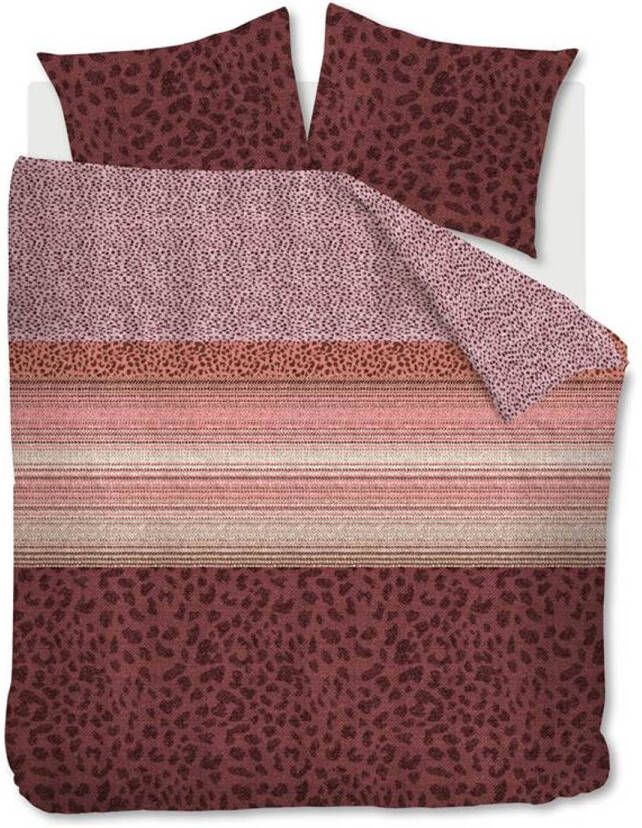 Beddinghouse Feis Dekbedovertrek 2 persoons(200x200/220 Cm + 2 Slopen) Katoen Satijn Red