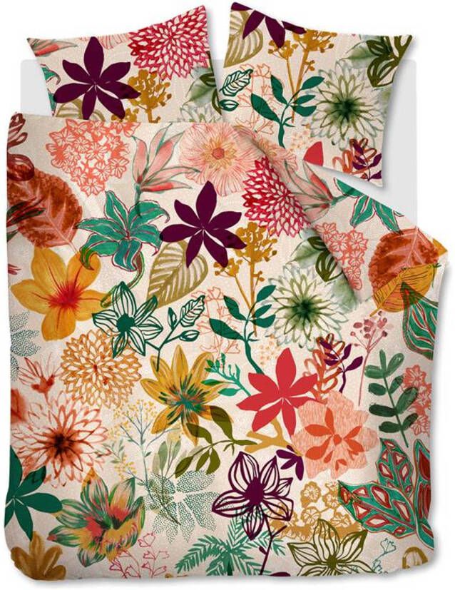 Beddinghouse Fiori Dekbedovertrek Lits jumeaux(240x200/220 Cm + 2 Slopen) Katoen Multi