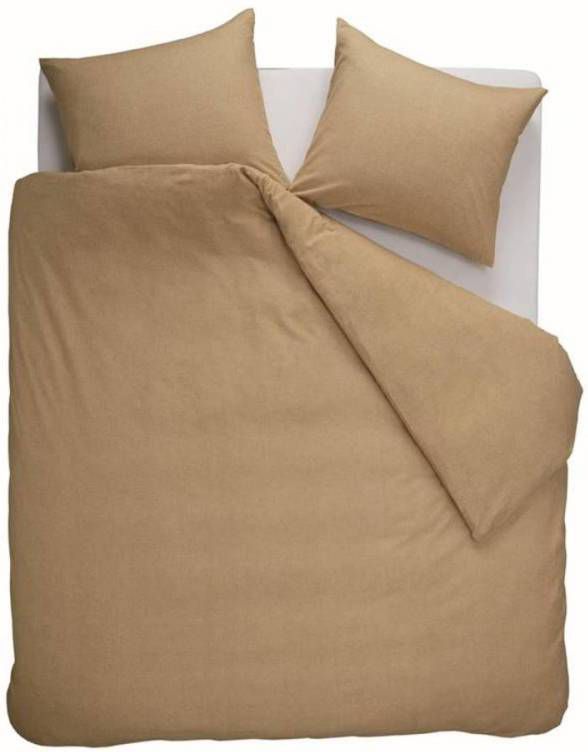 Beddinghouse Frost Flanel Dekbedovertrek Lits jumeaux(240x200/220 Cm + 2 Slopen) Flanel Gold