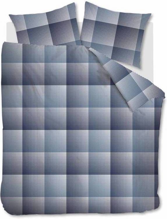 Beddinghouse Graham Flanel Dekbedovertrek 1 persoons(140x200/220 Cm + 1 Sloop )