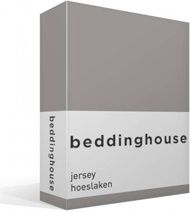Beddinghouse Jersey Hoeslaken 100% Gebreide Jersey Katoen 2 persoons(140x200/220 Cm) Red