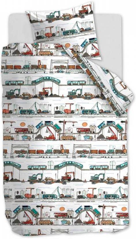 Beddinghouse Kids City View Dekbedovertrek Katoen Ledikant(100x135 Cm + 1 Sloop) Multi