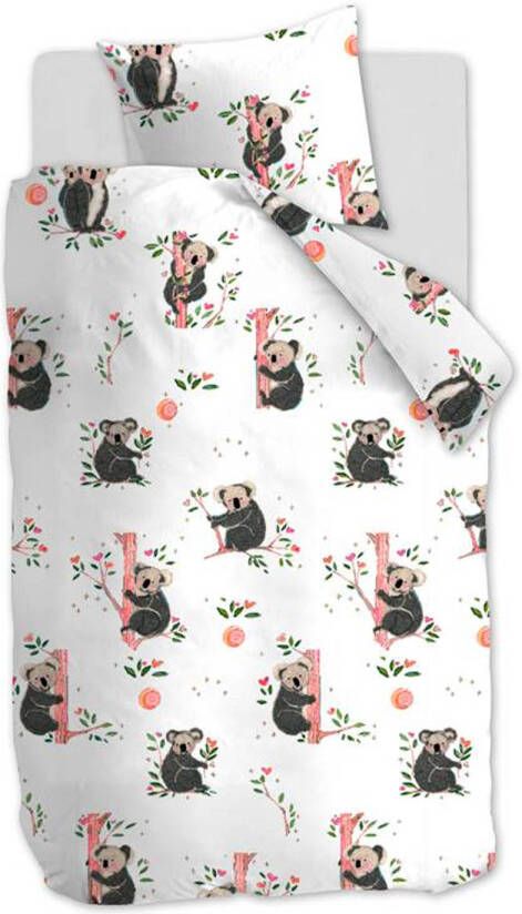 Beddinghouse Kids Sweet Koala Dekbedovertrek Katoen 1 persoons(140x200/220 Cm + 1 Sloop) Grijs