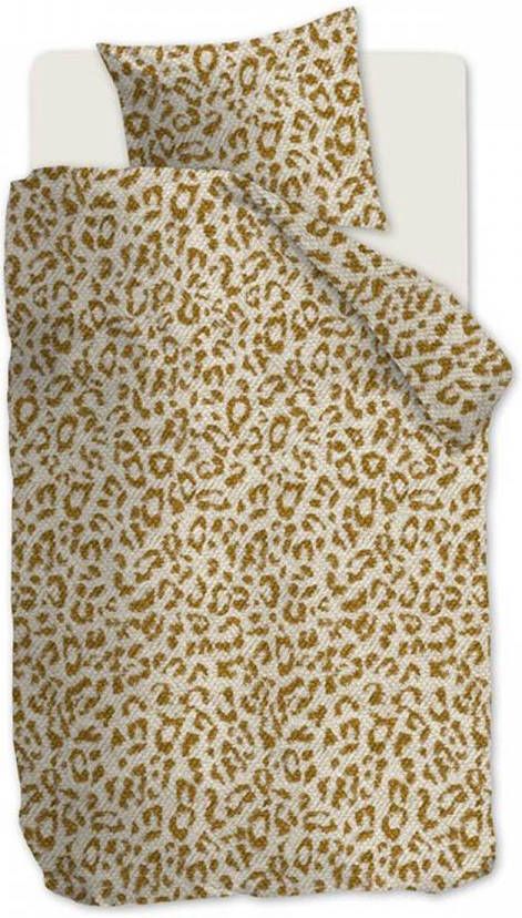 Beddinghouse Leone Flanel Dekbedovertrek 1 persoons(140x200/220 Cm + 1 Sloop) Flanel Ochre