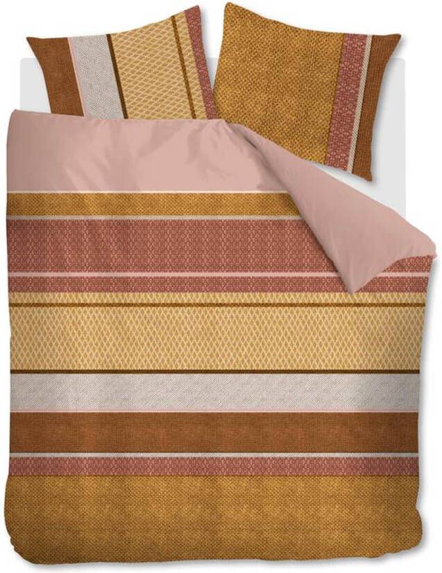 Beddinghouse Lian Dekbedovertrek 2 persoons(200x200/220 Cm + 2 Slopen) Katoen Satijn Yellow