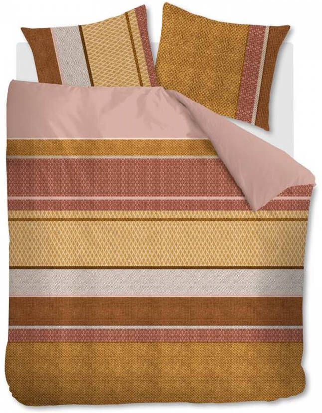 Beddinghouse Lian Dekbedovertrek Lits jumeaux(240x200/220 Cm + 2 Slopen) Katoen Satijn Yellow