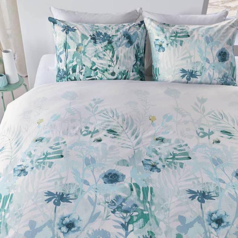 Beddinghouse Madeira Dekbedovertrek Lits jumeaux(240x200/220 Cm + 2 Slopen) Katoen Groen