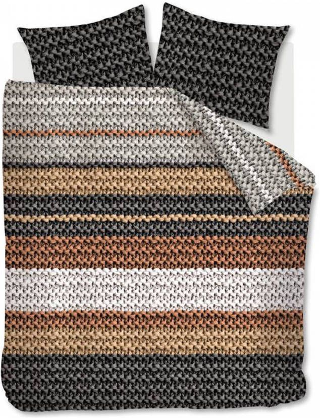 Beddinghouse Paola Flanel Dekbedovertrek Lits jumeaux(260x200/220 Cm + 2 Slopen) Flanel Natural