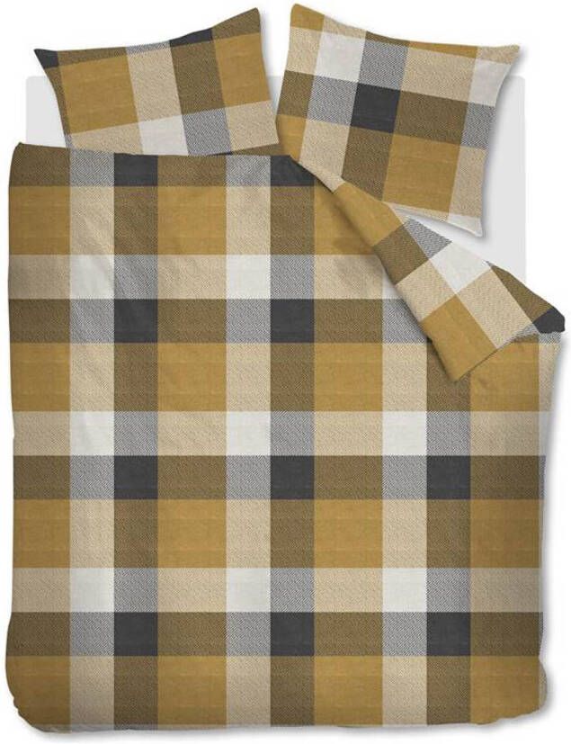 Beddinghouse Rohan Dekbedovertrek Lits jumeaux(240x200/220 Cm + 2 Slopen) Katoen Ochre