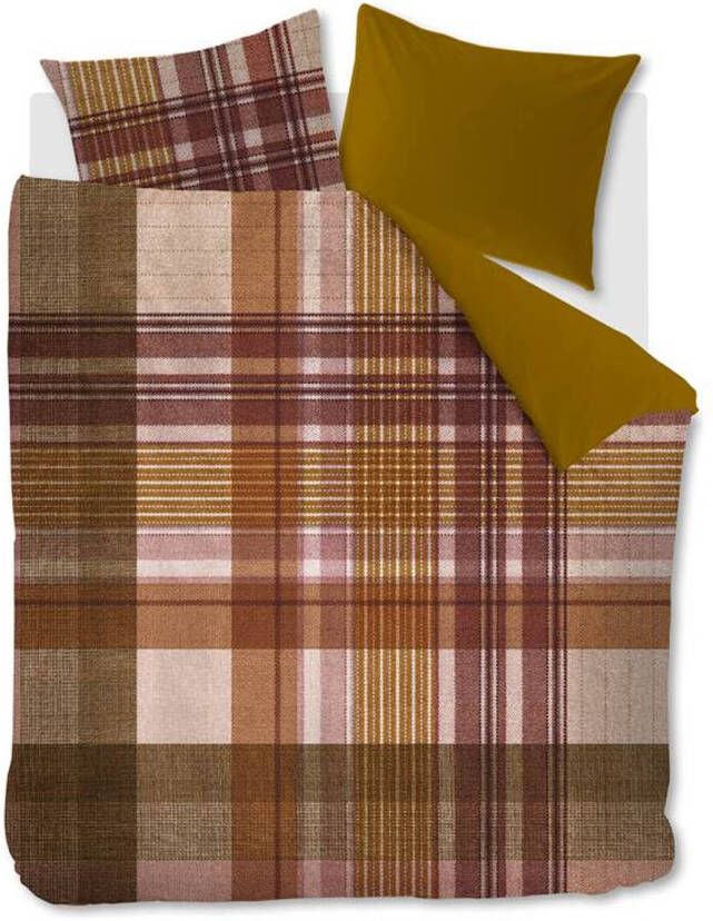Beddinghouse Rubey Flanel Dekbedovertrek 2 persoons(200x200/220 Cm + 2 Slopen) Flanel Multi