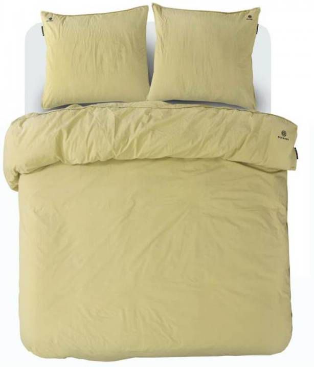 BLCKOUT Texas Dekbedovertrek Lits jumeaux(240x200/220 Cm + 2 Slopen) Percal Katoen Geel