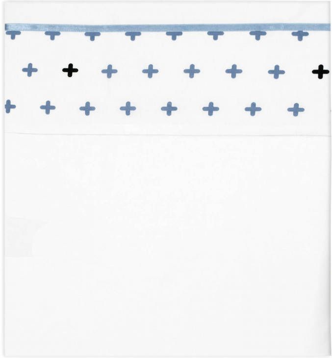 Briljant Baby Laken Crizz Crozz Katoen Blauw 75x100cm