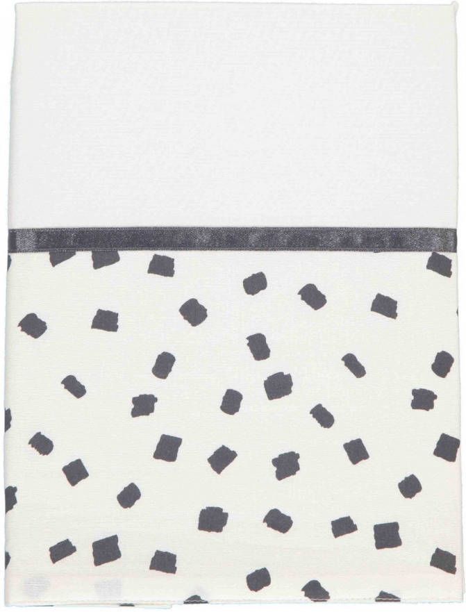 Briljant Baby Laken Flocks Katoen Dark Grey 100x150cm