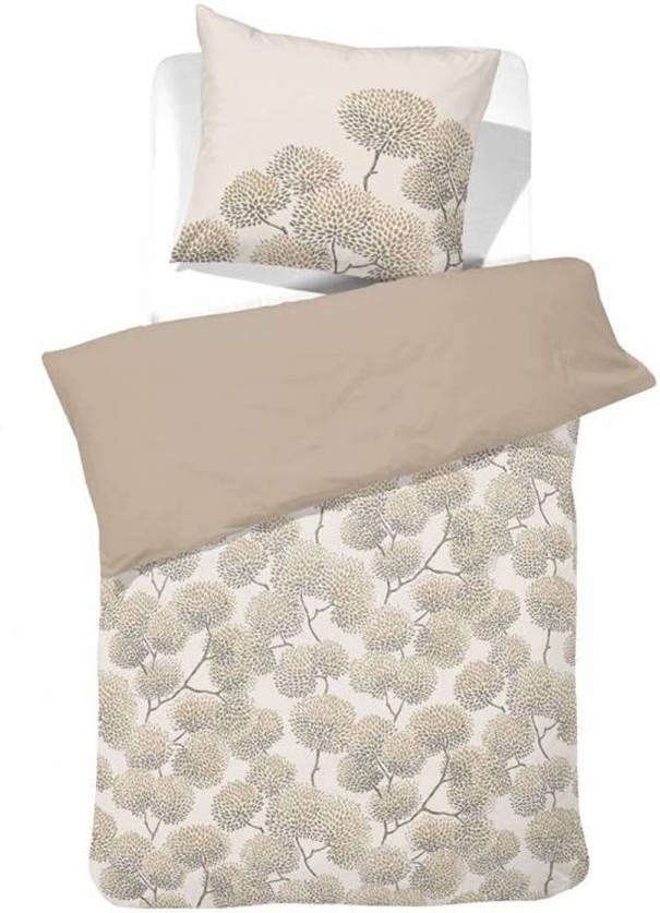 Cinderella Branche Dekbedovertrek 1 persoons(140x200/220 Cm + 1 Sloop) Katoen Natural
