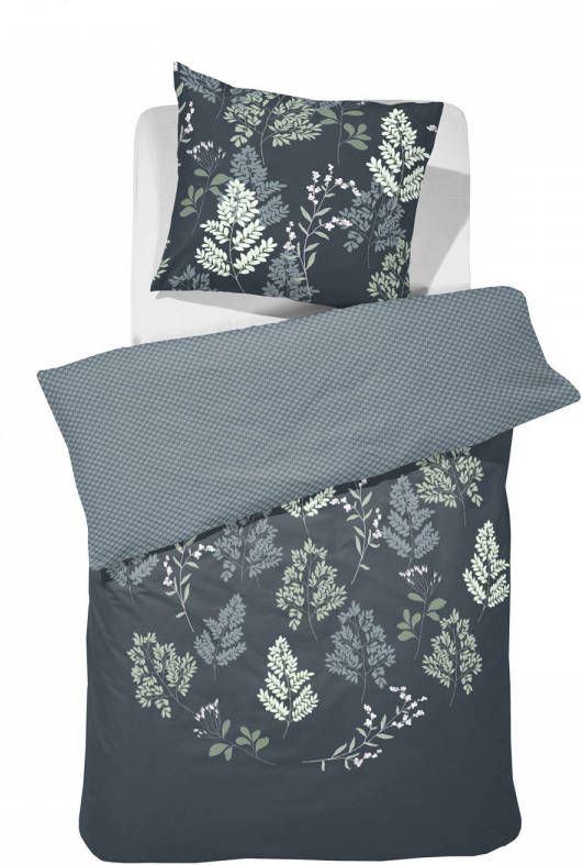 Cinderella Dekbedovertrek Blueberry Katoen 140x200/220 Cm Anthracite