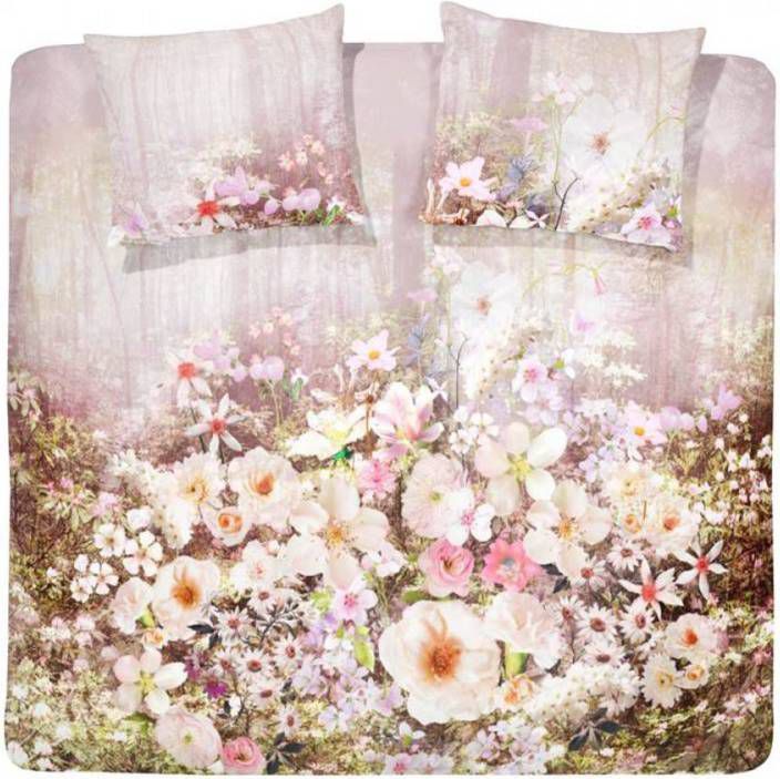 Cinderella Munar Valley Dekbedovertrek 2 persoons(200x200/220 Cm + 2 Slopen) Katoen Soft Pink
