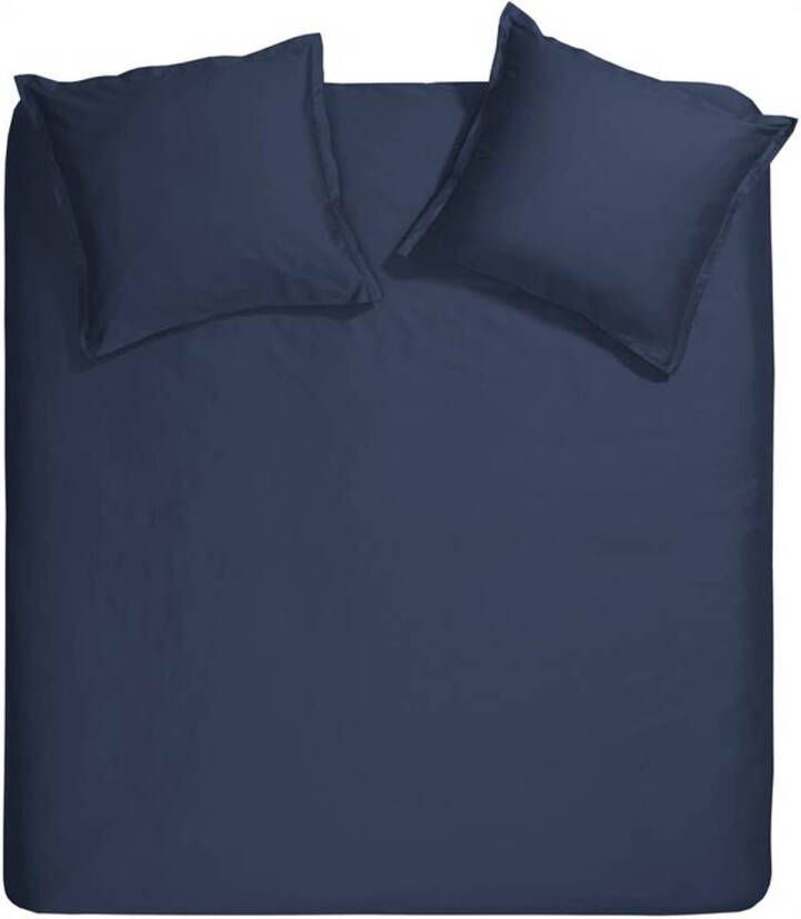 Cinderella Uni Dekbedovertrek 2 persoons(200x200/220 Cm + 2 Slopen) Katoen Satijn Marine