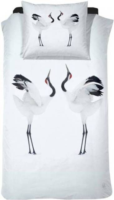 Damai Dboset Katoen 140 X 200/220 Crowned Crane White